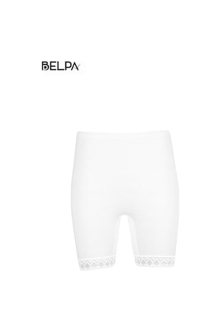 Belpa Ceylanoğlu Ribana Paçalı 6'lı %100 Pamuk Beyaz