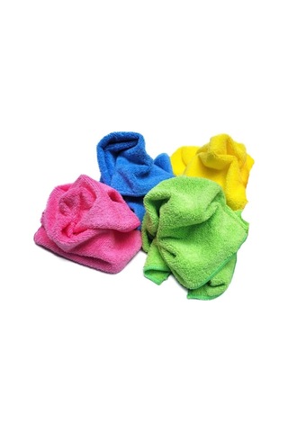 Mikrofiber Temizlik Bezi 4'lü 30x30cm 180 Gsm- %100 Mikrofiber