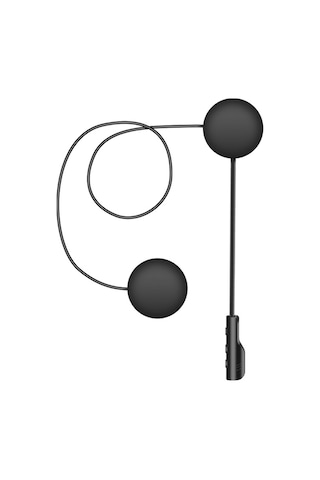Vkemall T4 Motosiklet İnterkom Bluetooth Kulaklık Stereo Kask Kulaklığı Bluetooth 5.0 Kablosuz Kulaklık Buğday Siyahı
