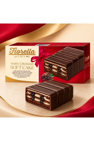 Fiorella Çikolatalı Yaş Pasta 400 Gr. 1 Paket
