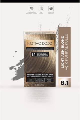 Ev Kiti Saç Boyası 8.1 Açık Kumral Küllü