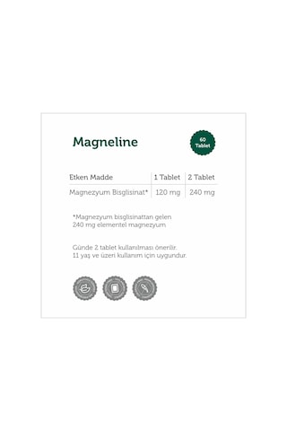 5 Htp 100 Mg 30 Kapsül Ve Magneline Magnezyum Bisglisinat 60 Tablet