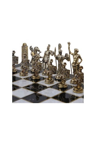 Satranç Taşı İsteyene Gifthome Orta Boy Metal Yunan Fi