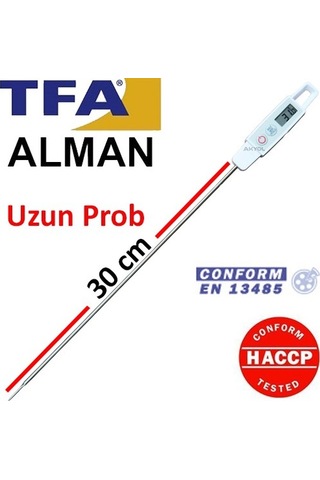 Tfa 30.1058.02 Çok Uzun Problu Çubuk Termometre
