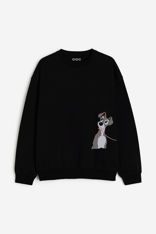 Ogc Tramp & Lady Kombin Sweatshirt Siyah