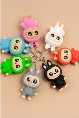 Dodes Labubu Figürlü Anahtarlık
