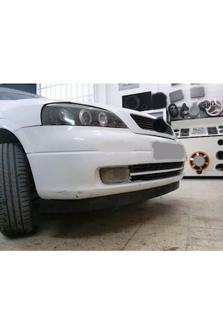 Opel Astra G Uyumlu Body Kit Ön Tampon Eki Kırılmaz Yumuşak Lip Mat Siyah