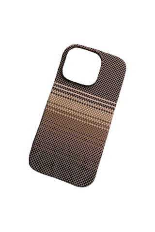 Knit Apple iPhone Uyumlu 16 Pro Kevlar Series Kılıf Lf - 116 Kahverengi