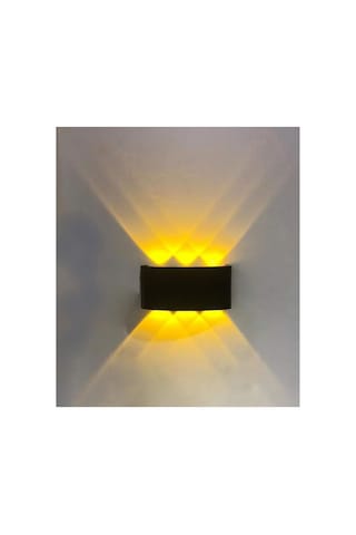 Ct-8011 12 Watt Haiti Siyah Kasa Aplik Amber Abanoz