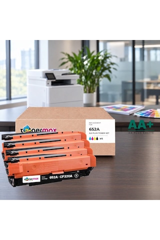 Hp 652a Cmyk Uyumlu Toner Seti Aa Plus / Color Laserjet Enterprise M651 / Flow Mfp M680 / Cf320a / Cf321a / Cf322a / Cf323a