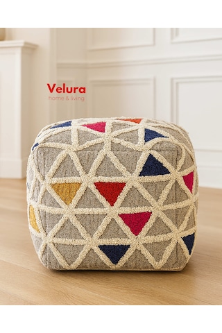 Magnus Grey - Multi - Puf Çok Renkli