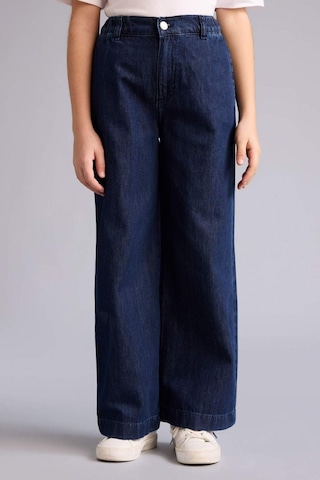 Defacto Relax Fıt Jean Pantolon Kız Çocuk G0304a826smnm26 Lacivert-nm26