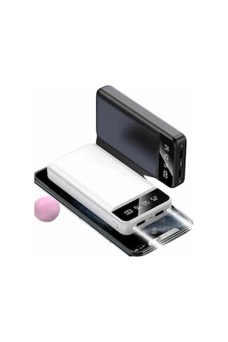 4 Çıkışlı 20.000 Mah Powerbank Uzun Pil Ömürlü Taşınabilir Rekli