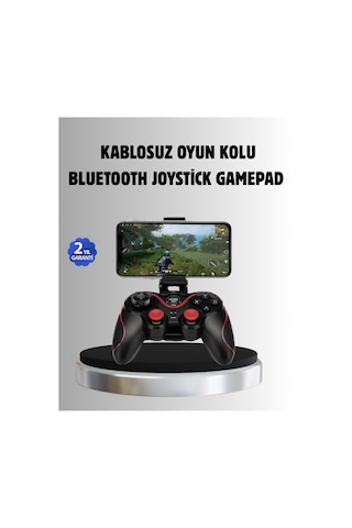 Bluetooth Kablosuz Gamepad Tv Pc Telefon Uyumluluğu Kolay Bağlantılı