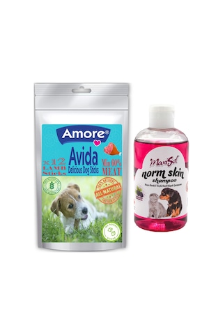 Avida 12li Tahılsız Kuzulu Sticks,koyu-renk Tüy Köpek Şampuanı