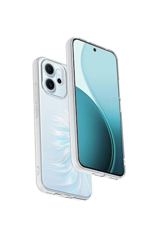 Jenerik Oppo Reno 14f Kılıf Lüx Şeffaf Silikon
