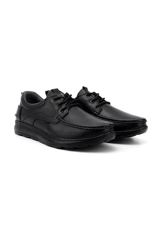 Gönderi(R) Erkek Siyah Bağcıklı Hakiki Deri Comfort Ayakkabı Ddma79542861 Siyah