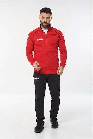 Diadora Mundial - Erkek Kırmızı Likralı Eşofman Takımı - Mundialk Kırmızı