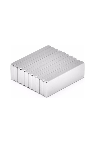 Köşeli Neodyum Mıknatıs Dikdörtgen 30X10X3 Mm - 5 Adet