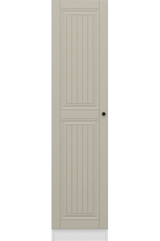 Minar Kale 1 Kapaklı Dolap İlkbahar Mebran 190cm - Beyaz/kumtaşı - Raflı Çok Renkli