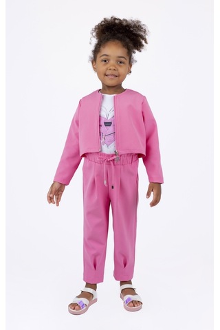 Bestkids Bestkids Kız Çocuk Fermuarlı Crop Ceket 001