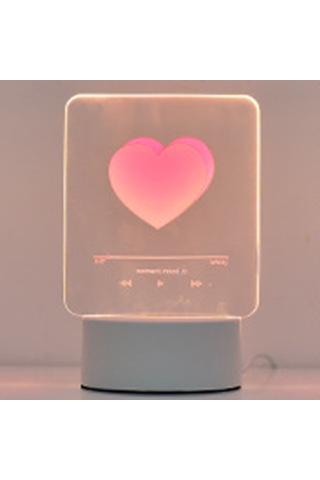 Shineyee 3d Led Gece Lambası, Yumuşak Işık, Dekoratif Tasarım, Enerji Tasarruflu, Ev Odaları İçin Multifonksiyonel Aydınlatma Diğer