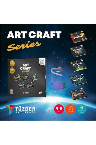 Art Craft Series El Becerileri Seti - 5 Kitap Takım- Tüzder Yayınları