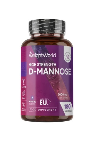 High Strength D-mannose 2000 Mg 180 Kapsül 2 Aylık High Strength D-mannose 2000 Mg 180 Kapsül 2 Aylık