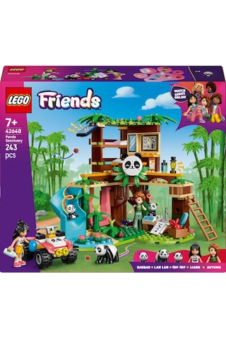 LEGO® Friends Panda Barınağı Hayvan Bakımı 42648 - 7 Yaş ve Üzeri Çocuklar için Yaratıcı Oyuncak Yapım Seti (243 Parça)