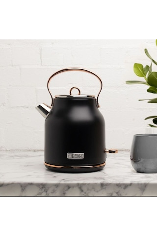 Haden Heritage 1.7 L Siyah - Bakır Su Isıtıcı