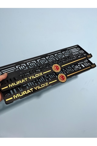 Gold Fors Kişileştirilebilir Pleksi Otomobil Plakalığı