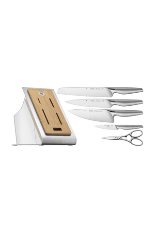 Wmf Chef's Edition Bıçak Blok Seti 6'lı Gümüş