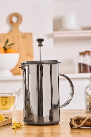 Karaca Alina French Press Gri 800 Ml Gri