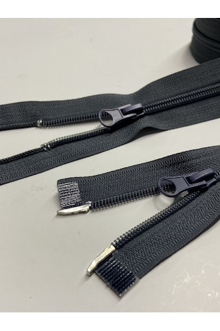 Ferace Pardesü Kap Fermuarı Çift Yön /100 Cm/ Gri