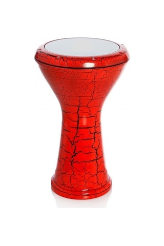 Profesyonel Alüminyum Renkli Çatlak Boyalı Model Darbuka-kılıflı