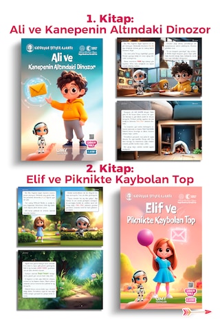 Umy Yayınları Kaybolan Şeyler Ajansı 10'lu Kitap Seti - Çocuklar İçin Problem Çözme Ve Dikkat Geliştiren Hikayeler