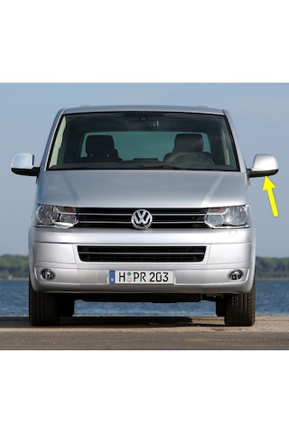 VW Caravelle 10-15 Sol Dış Dikiz Ayna Alt Kapağı Siyah 7E1857603B