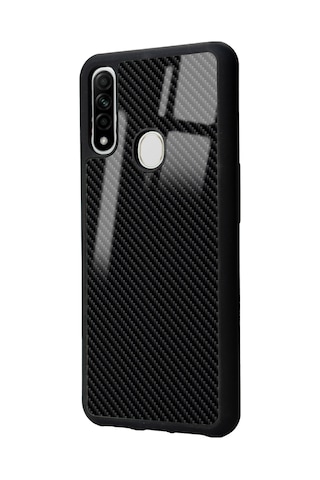 Oppo A31 Carbon Tasarımlı Glossy Telefon Kılıfı Çok Renkli