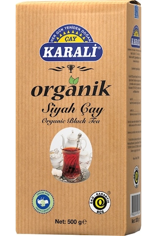 Karali Organik Siyah Dökme Çay 500 G