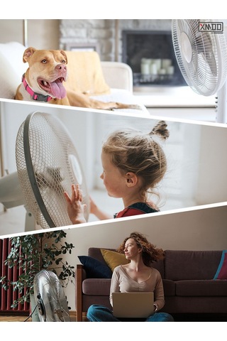 Leezsing 16 İnç 400mm Siyah 3 Kanatlı Elektrikli Fan Bladesi - Ev, Ofis Kullanıma Uygun Evcil Alet Aksesuarı