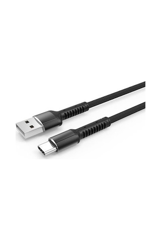 Zore Ls63 100 Cm Hasir Type-c Usb Kablo Gri