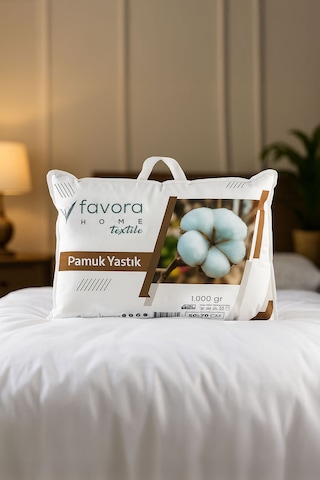 Favora Pamuk Yastık 50x70 Cm Beyaz