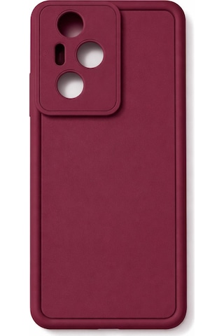 Honor 300 Pro Uyumlu Kamera Çıkıntılı Mat Silikon Telefon Kılıfı Bordo