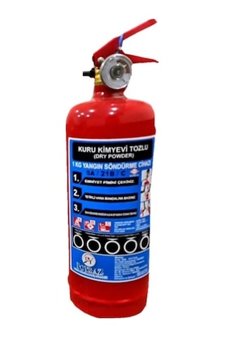 Yangın Söndürme Tüpü Abc Tozlu 1 KG 2022-2026 Tarihli + Askı