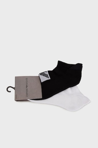 Emporio Armani Erkek Çorap Em003751 Af18263 Mc001 Siyah-beyaz Siyah-beyaz