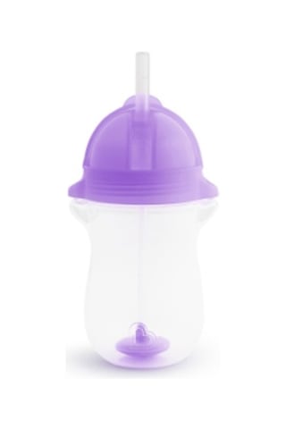 Munchkin Tıklama Uçlu Alıştırma Bardağı 12ay+,mor Yedek Pipet, 1 Mor
