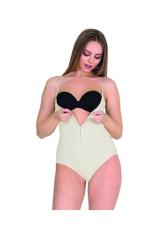 Form Time Bayan Agraflı Askılı Göğüs Altı Slip Body Korse 9105 001