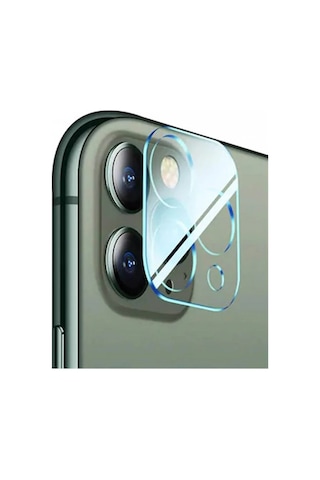 iPhone Uyumlu 12 Pro Max 6.7 Full Tempered Kamera Koruyucu Kırılmaz Cam- 5775