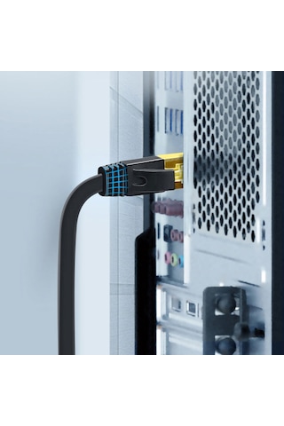 Konesam Cat7 Ağ Kablosu 32awg Saf Bakır Teli 8 Çift Tellı 10gbps 600mhz 5m Beyaz - Hızlı Ve Kararlı Veri Aktarımı