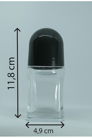 Roll-on Parfüm Şişesi 50 ML 2 Adet Boş Şişe